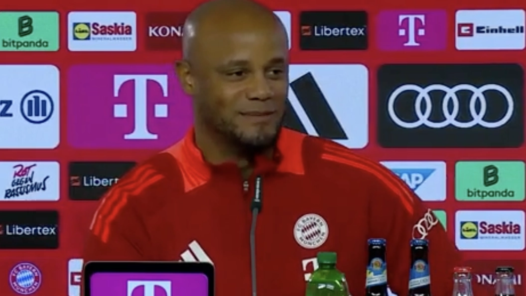 Vincent Kompany loses it with reporter for 'unbelievable' question in Bayern Munich press conference