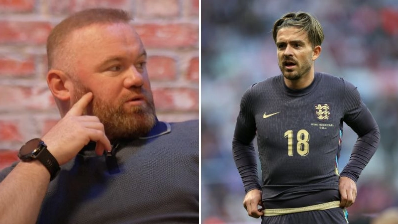 Wayne Rooney names the England player he'd have dropped to include Jack Grealish in Euro 2024 squad