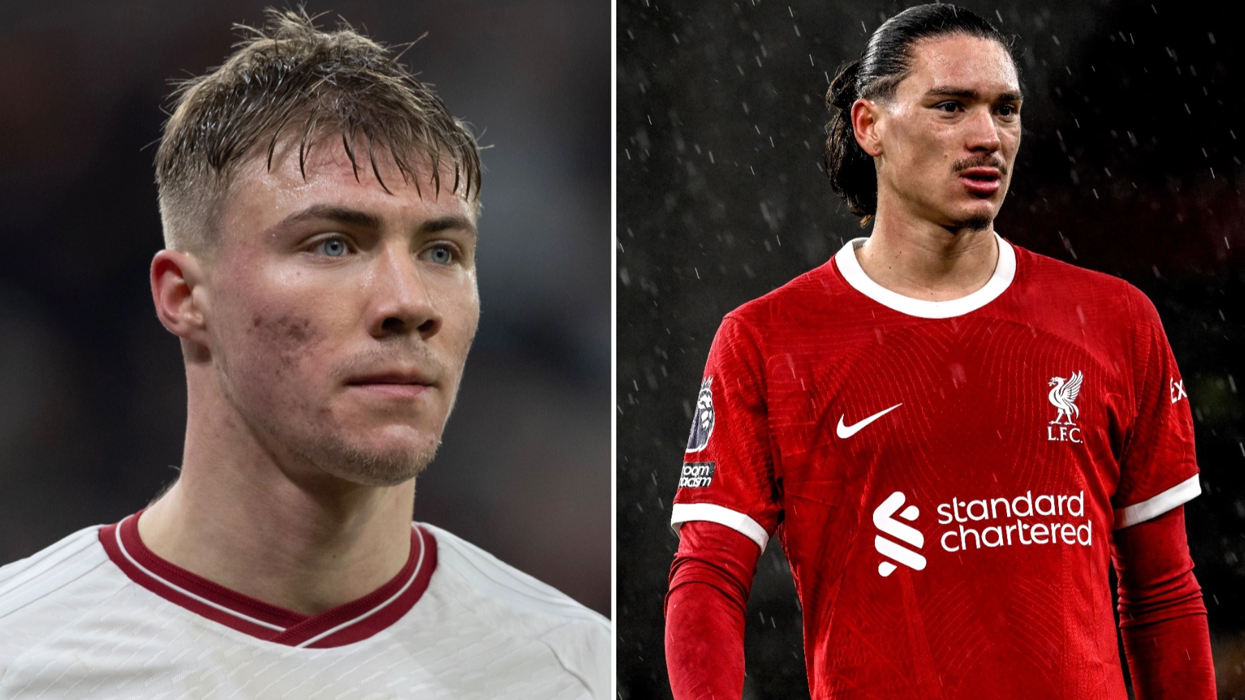 Rasmus Hojlund and Darwin Nunez's Premier League stats compared as clear winner emerges