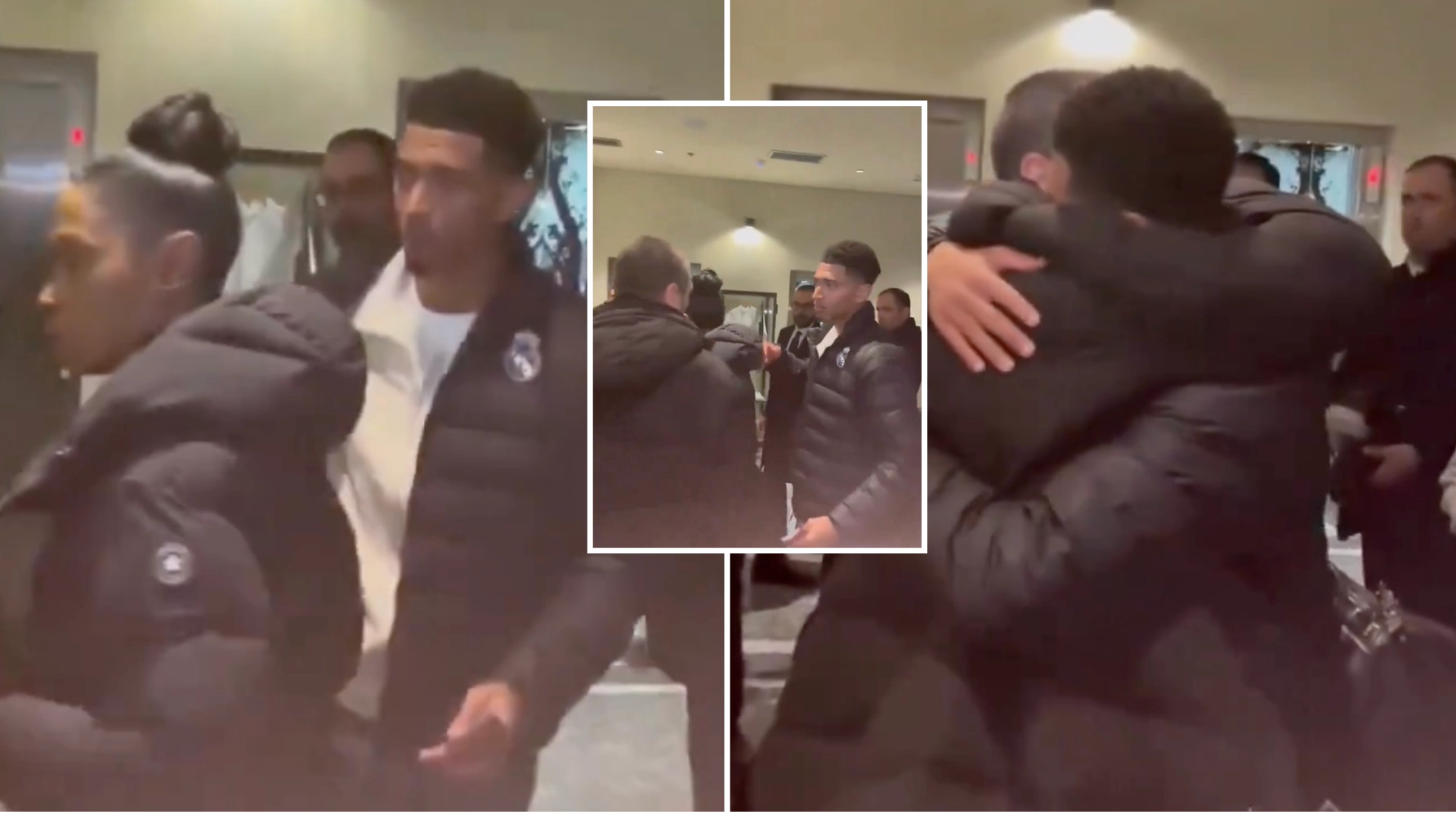 Heartwarming footage shows an emotional Jude Bellingham reuniting with his father at Golden Boy awards