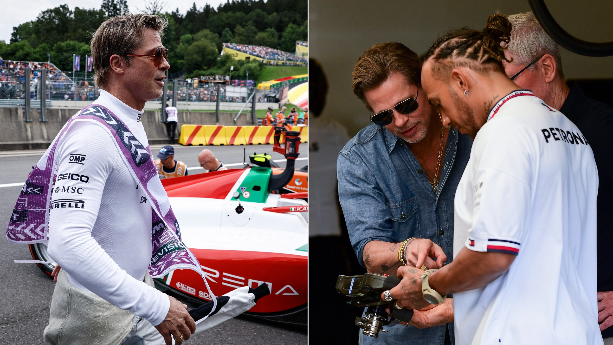 Lewis Hamilton reveals he shut down 'bull****' parts of the script for Brad Pitt's new F1 movie