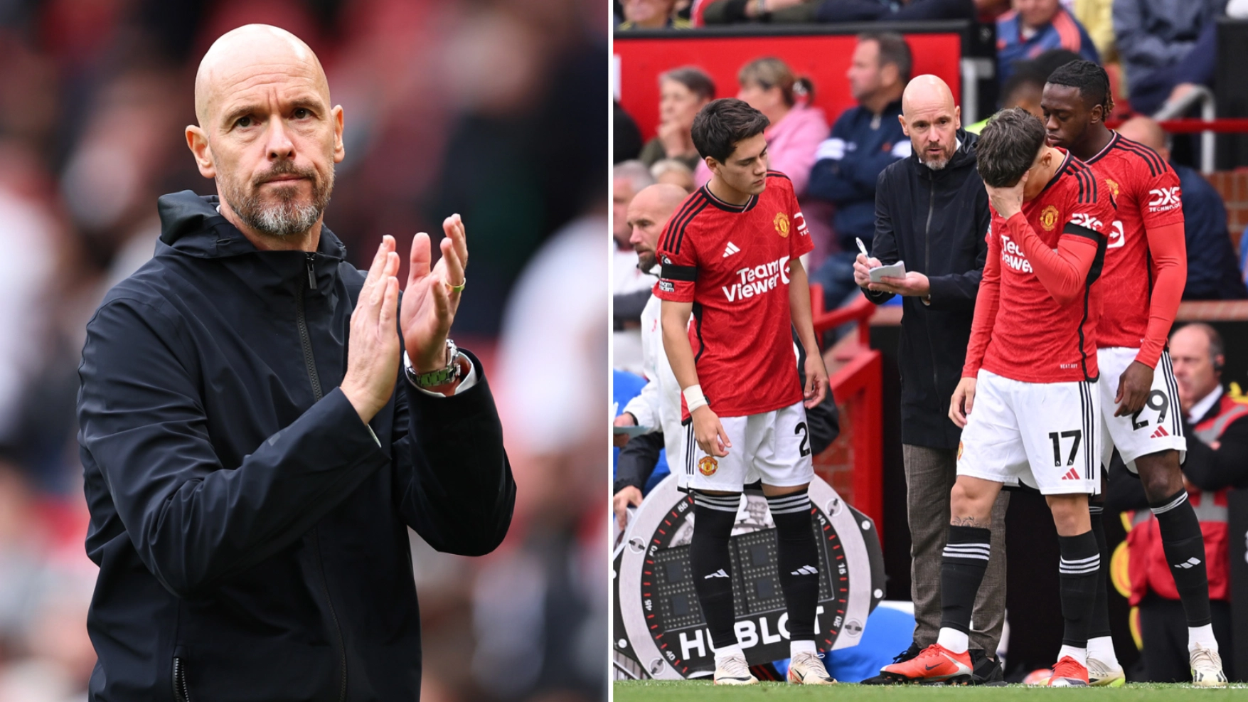 Erik ten Hag facing Man United dressing room 'mutiny' as player 'storms out'