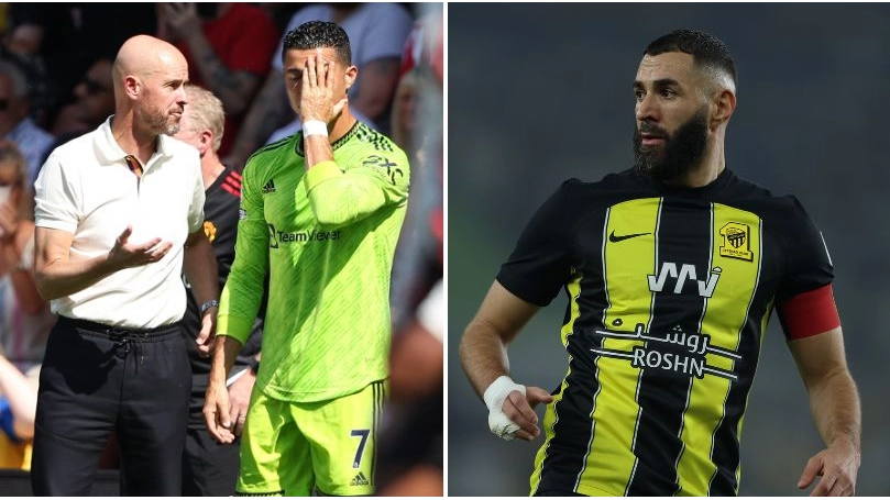 Cristiano Ronaldo has ‘warned’ Karim Benzema about working with Erik ten Hag at Man Utd