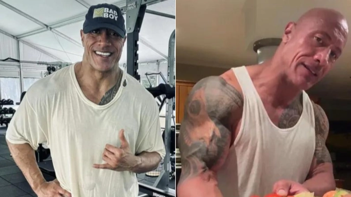 WWE superstar The Rock shows off massive 'sacred' cheat meal he eats after 'insane' workout