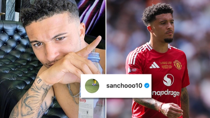 Man Utd fans spot Jadon Sancho's social media activity after agreeing Chelsea transfer
