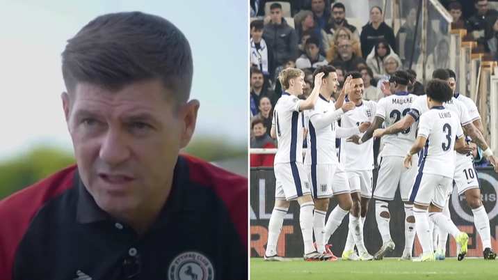 Liverpool legend Steven Gerrard calls for FA and England coaches to be 'fined' after watching win vs Greece