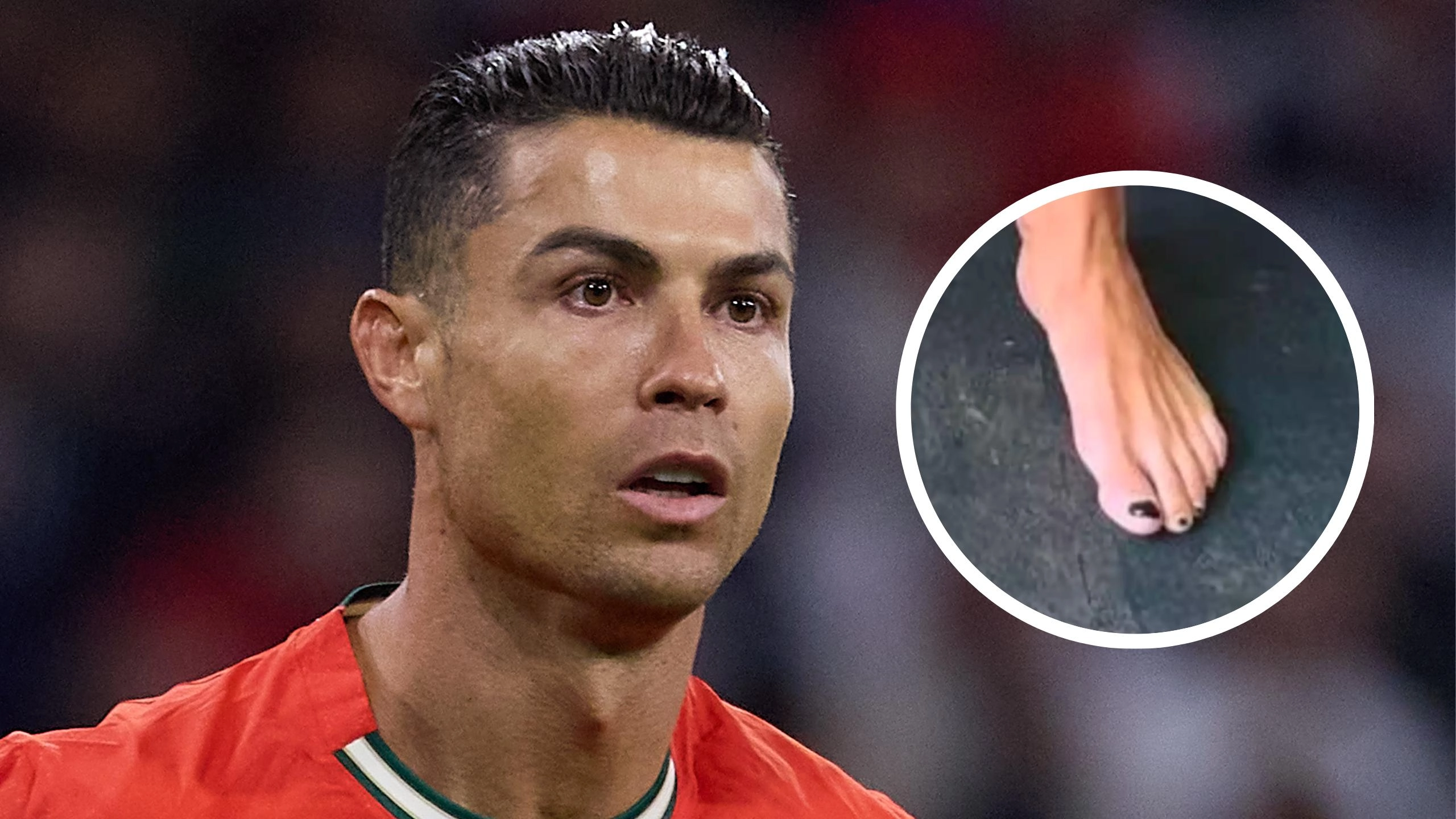 Reason why Cristiano Ronaldo paints his toenails black is genius as social media post goes viral