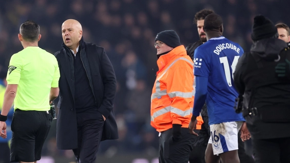 Premier League make major Michael Oliver decision after controversial Arne Slot red card in Merseyside derby