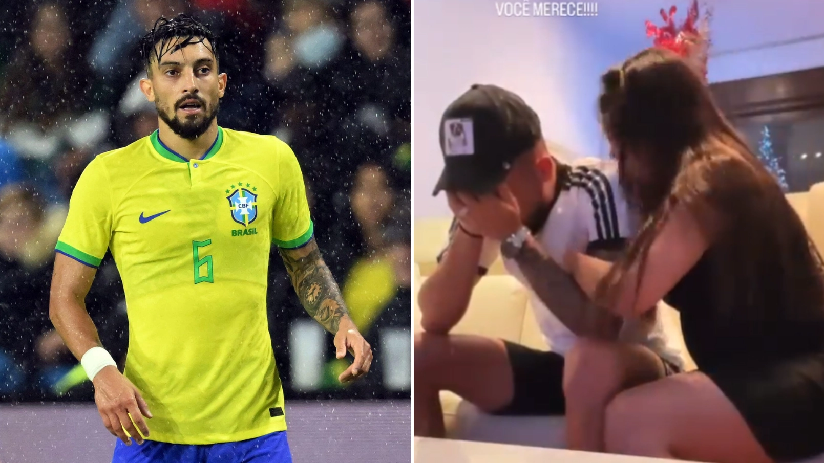Fans notice something very, very bizarre about Alex Telles' World Cup call-up video