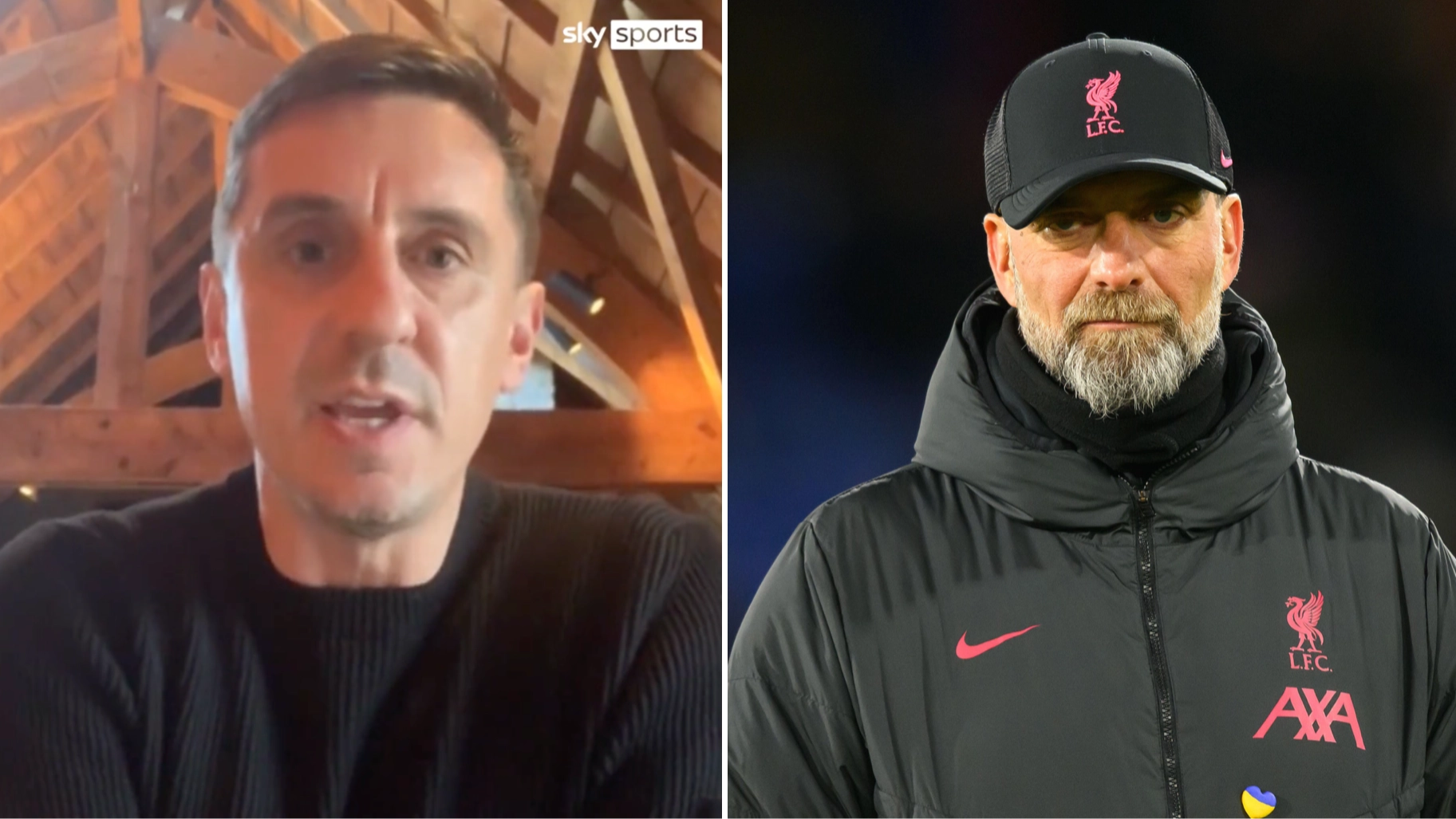 Gary Neville believes Manchester United will exploit Liverpool’s weak spot during Premier League clash