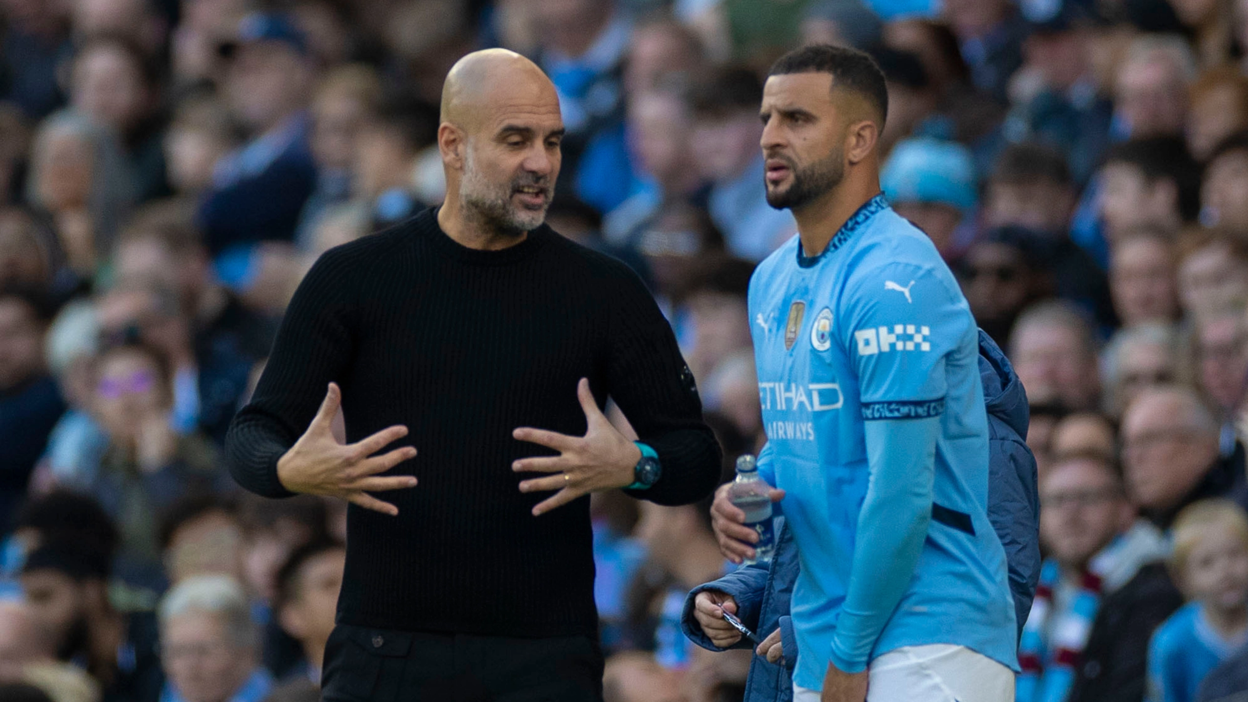 Man City 'want to replace Kyle Walker' with player who is even faster than him as two-man transfer list revealed