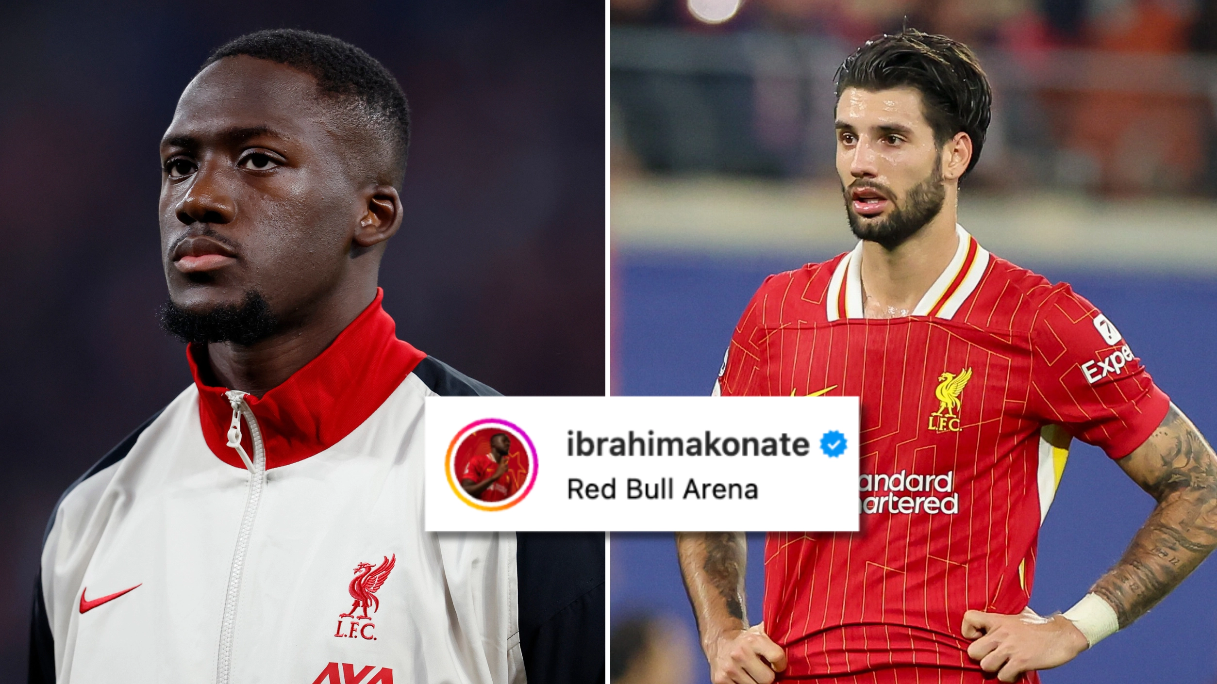 Ibrahima Konate's brutal response after seeing former club RB Leipzig pay tribute to Dominik Szoboszlai but not him