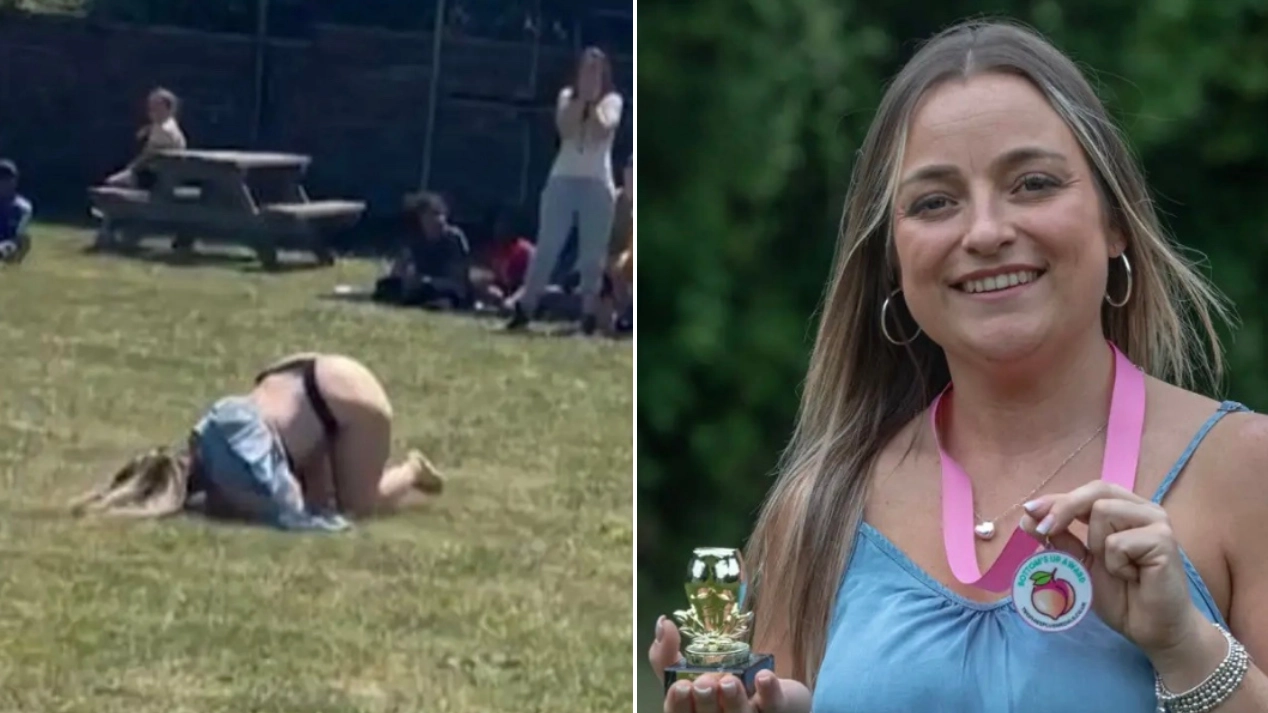Mum Who Mooned Entire Crowd At Parents' Sports Day Has Received A Trophy