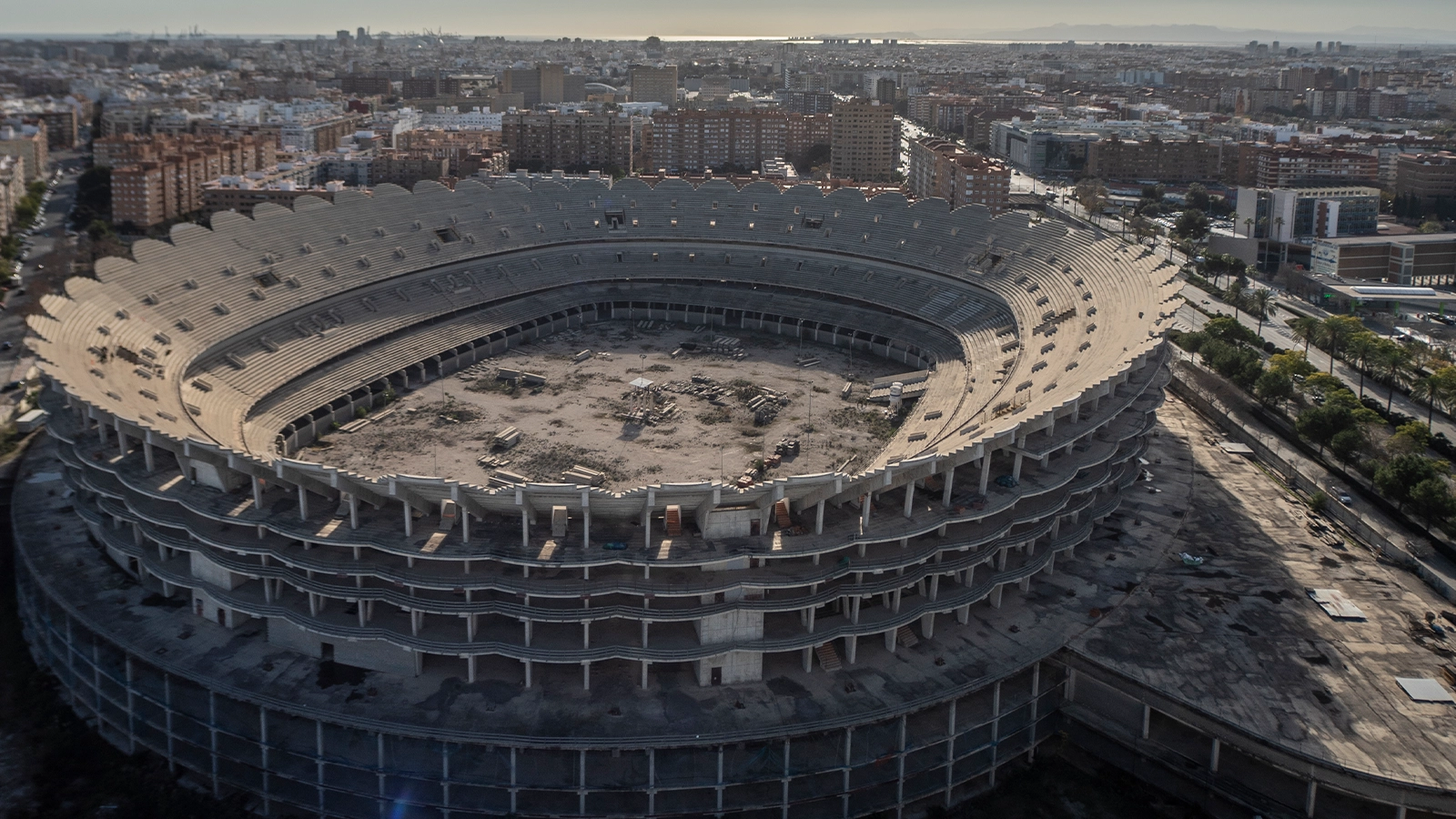 European giants have massive unfinished 'ghost ground' that's been empty for 16 years