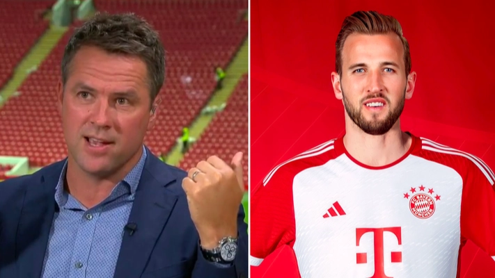 Michael Owen’s reaction to Harry Kane’s potential transfer to Bayern Munich has gone viral
