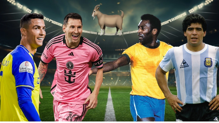 Simulation proves who's the true GOAT out of Lionel Messi, Cristiano Ronaldo, Diego Maradona and Pele
