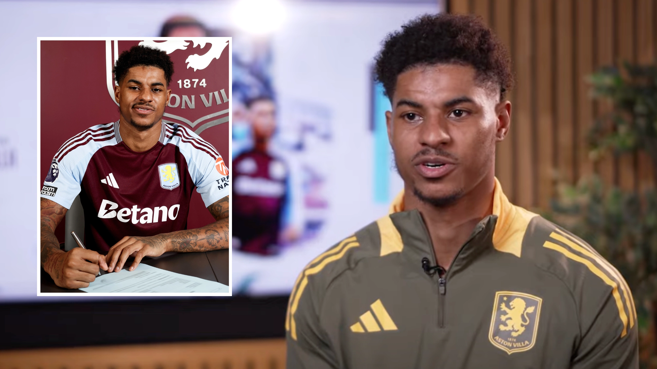 Marcus Rashford is 'more than happy' to play shock position for Aston Villa and it's stunned everybody