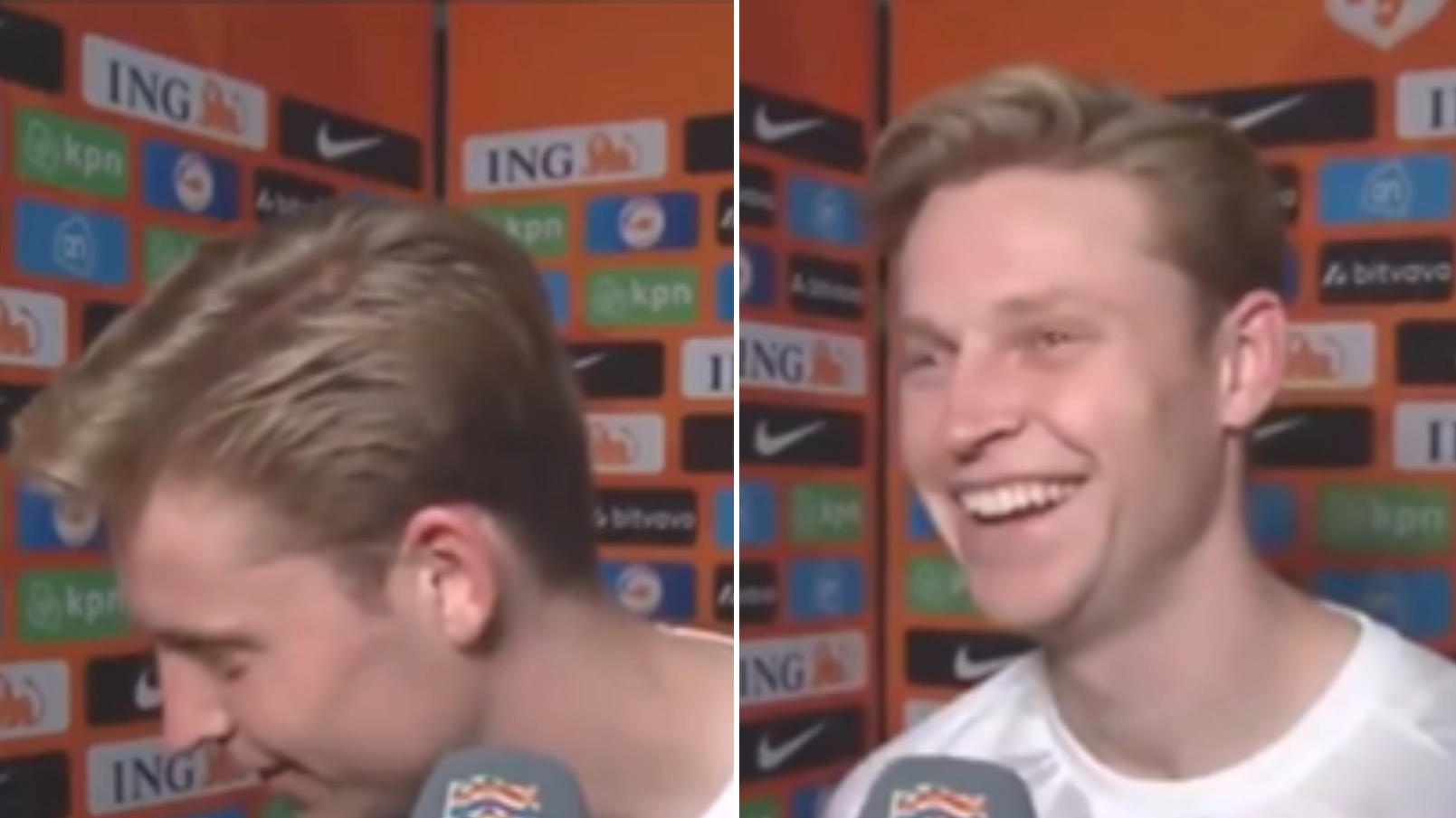 Reporter Asks Frenkie De Jong If He's Leaving Beaches Of Barcelona For Cold Of Manchester, He Replied