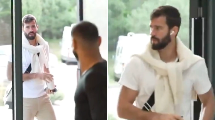 Footage emerges of Alisson returning to Liverpool ahead of new season and it's got fans talking