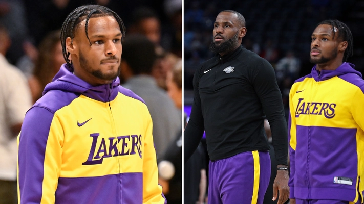 Bronny James sent to G League after just three NBA games with dad LeBron amid 'nepo baby' claims