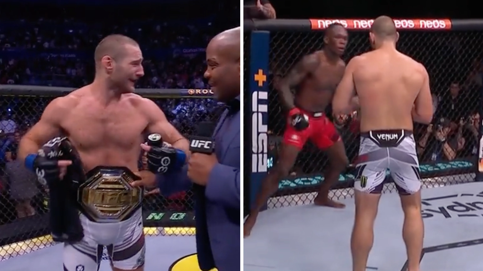 Sean Strickland shocks the UFC world by defeating Israel Adesanya for the middleweight championship