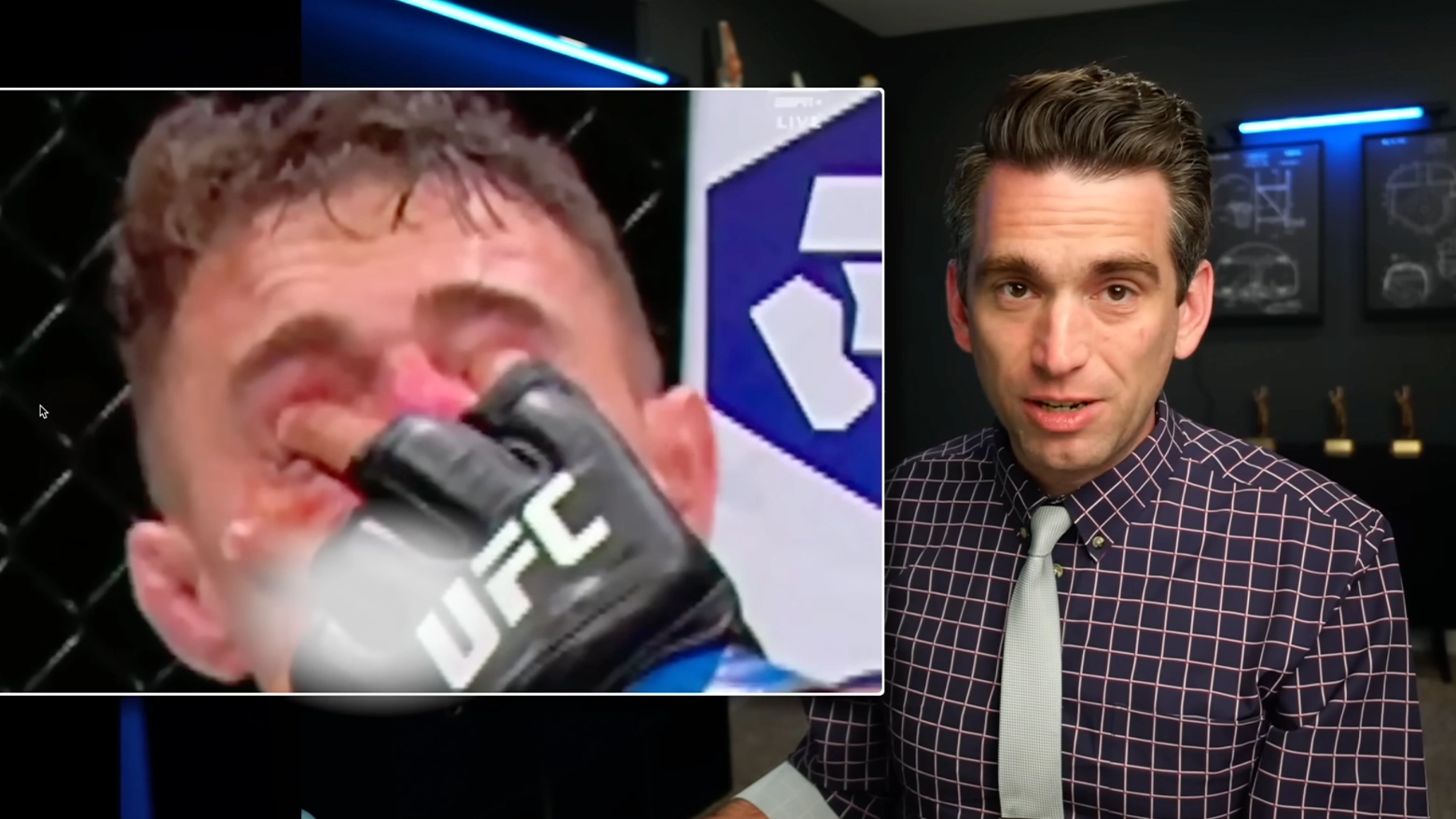Doctor Makes 'Nonsense' Claim After Watching Tom Aspinall Eye Poke Incident
