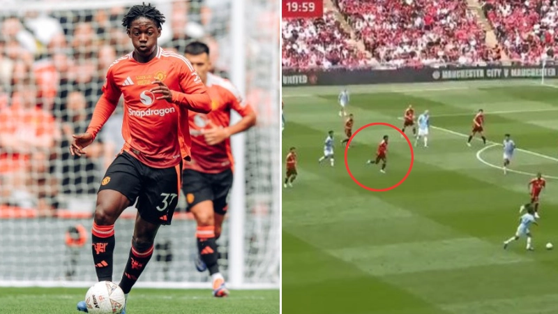 Man Utd fans spot something about Kobbie Mainoo that’s ‘very different’ during Community Shield