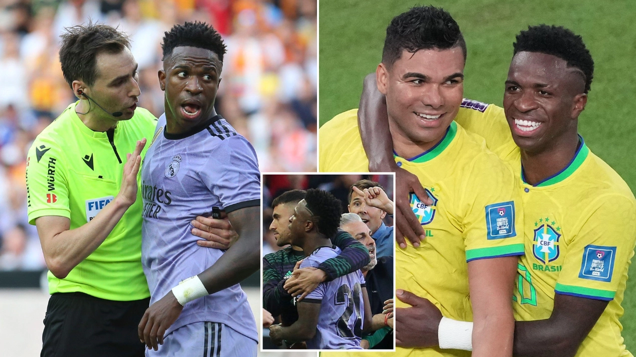 Vinicius Jr thanks Casemiro after Man Utd star calls on La Liga to take action over racism