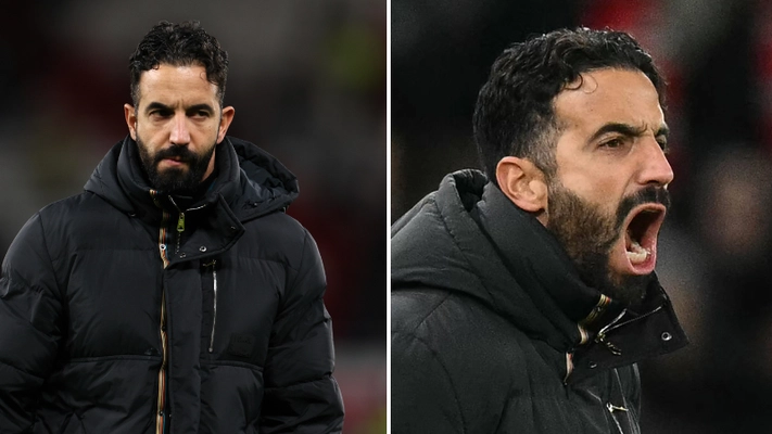Man Utd 'source' claims Ruben Amorim damaged property in furious dressing room outburst after Brighton defeat