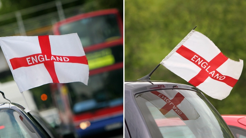 England fans who put flags on their car during Euro 2024 face whopping fine