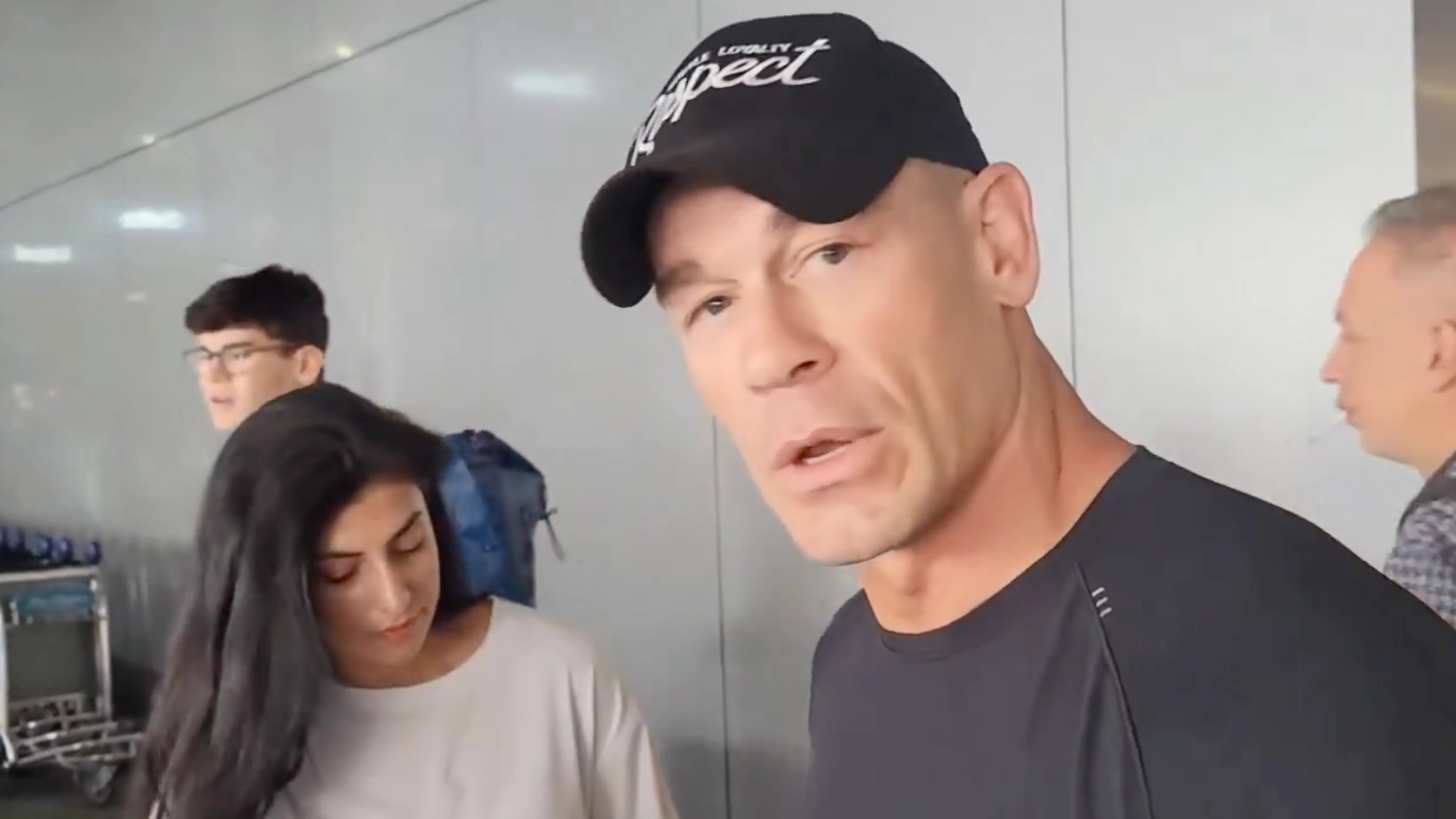 John Cena's Instant Response to Question About Donald Trump While Being Filmed