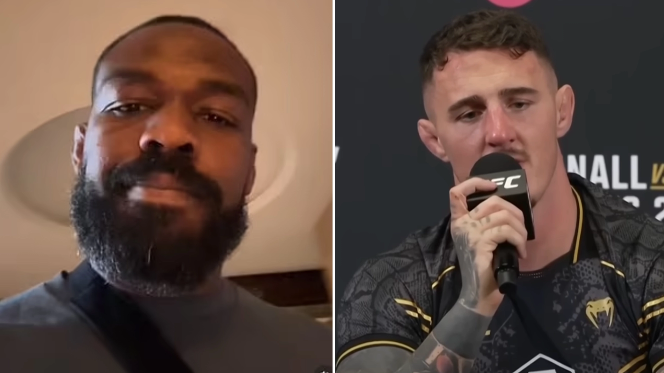 Jon Jones breaks silence with cryptic post after Tom Aspinall's stunning KO win at UFC 304