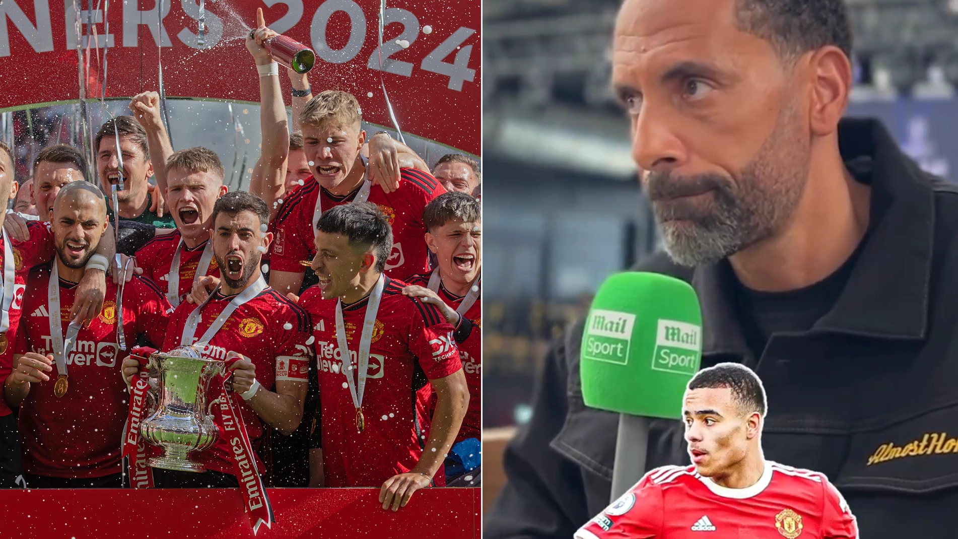 Rio Ferdinand reveals his stance on Mason Greenwood and names the four Man Utd players he'd axe this summer