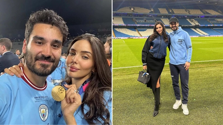 Ilkay Gundogan's wife makes her feelings clear on him rejoining Man City after slamming 'horrible' food scene