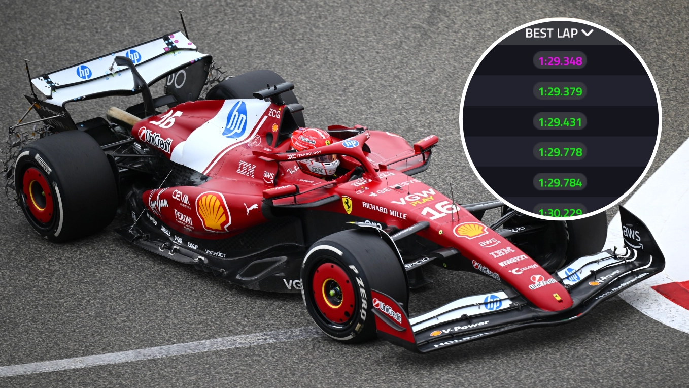 Official F1 testing day two lap times published as Lewis Hamilton and Ferrari make major statement
