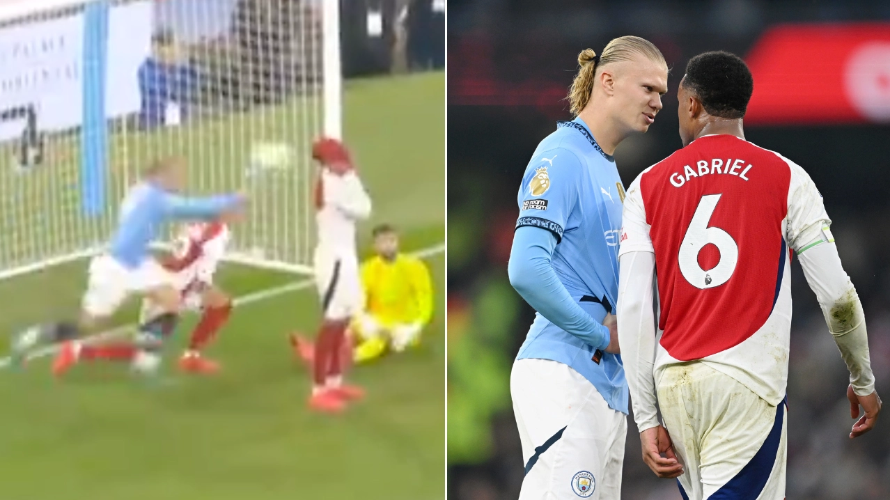 Premier League make decision over Erling Haaland punishment for Gabriel incident after reviewing VAR footage