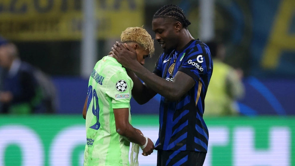 Marcus Thuram mocks Lamine Yamal with savage post after Inter's win over Barcelona before swiftly deleting it