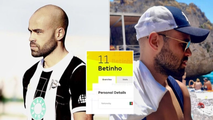 Portuguese forward Betinho reveals shock after appearing in Man United's squad on PL website