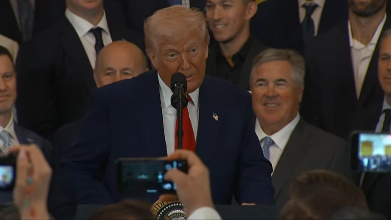 Donald Trump leaves viewers confused with bizarre comment about LA Dodgers during White House visit