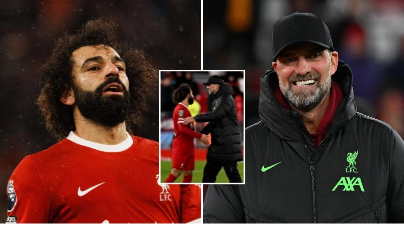 Jurgen Klopp made cheeky comment to Mo Salah just before he left Liverpool for AFCON
