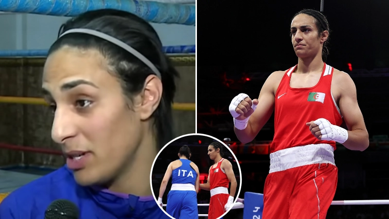Imane Khelif breaks silence with three-word social media message after controversial Olympics boxing victory over Angela Carini