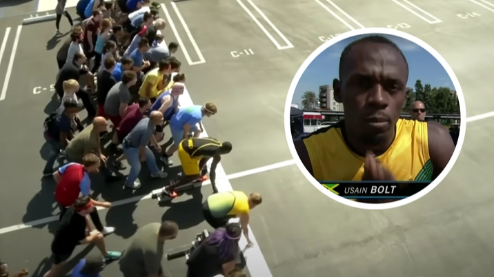 Usain Bolt raced average humans in 100m race and what happened next is extraordinary