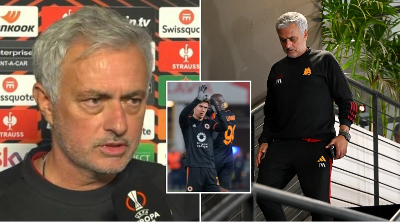 Jose Mourinho broke tradition in Roma dressing room after Europa League defeat to Slavia Prague
