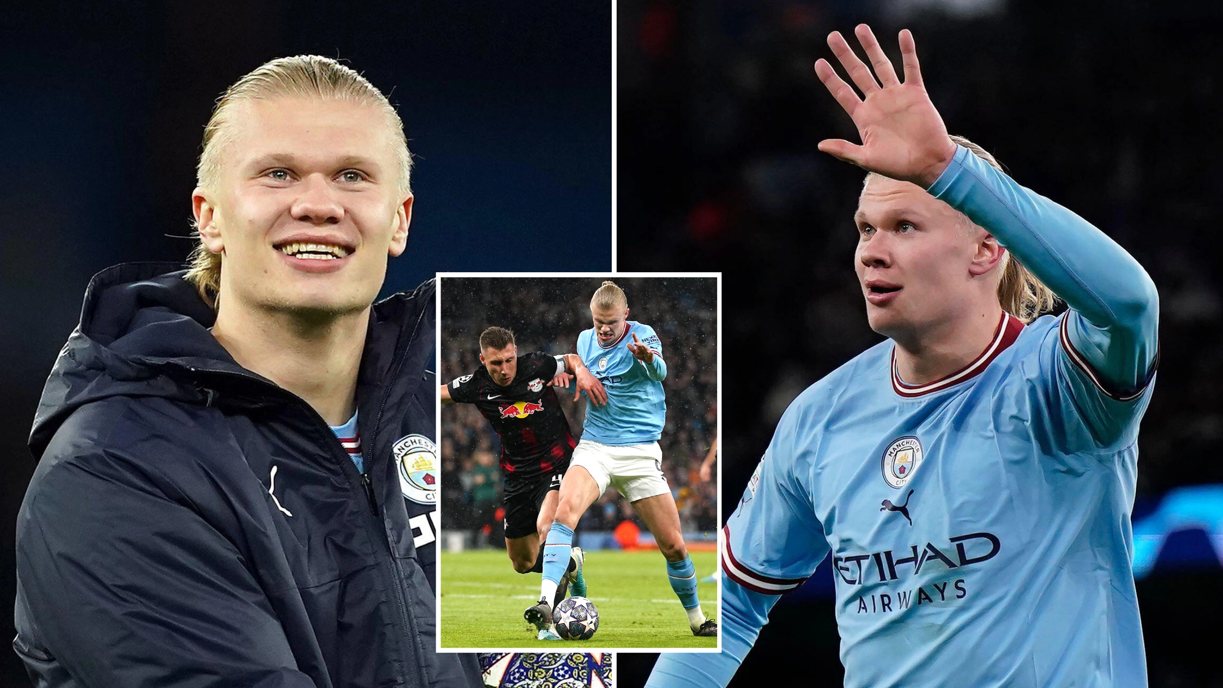 It took Erling Haaland just 30 touches to score five goals against RB Leipzig