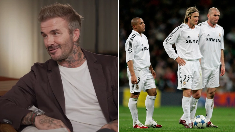 David Beckham picks his dream 5-a-side-team including Zinedine Zidane