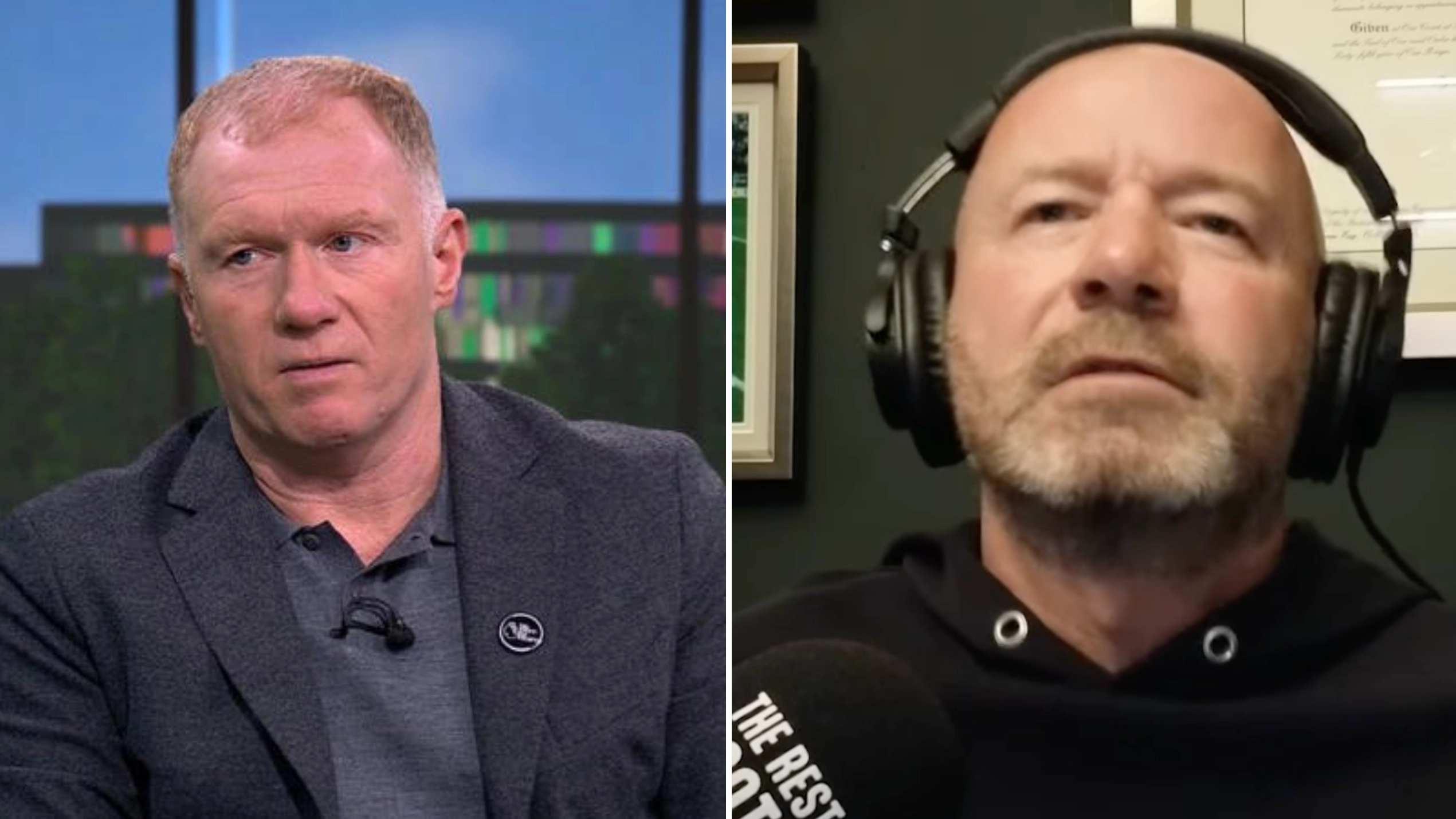 Paul Scholes fires back at Alan Shearer after Newcastle legend aims 'brutal' dig at Man Utd pundits