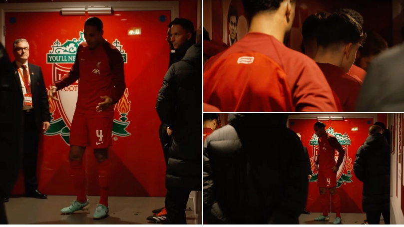 Behind-the-scenes footage of Virgil van Dijk's 'unbelievable' speech before Southampton game is giving people chills