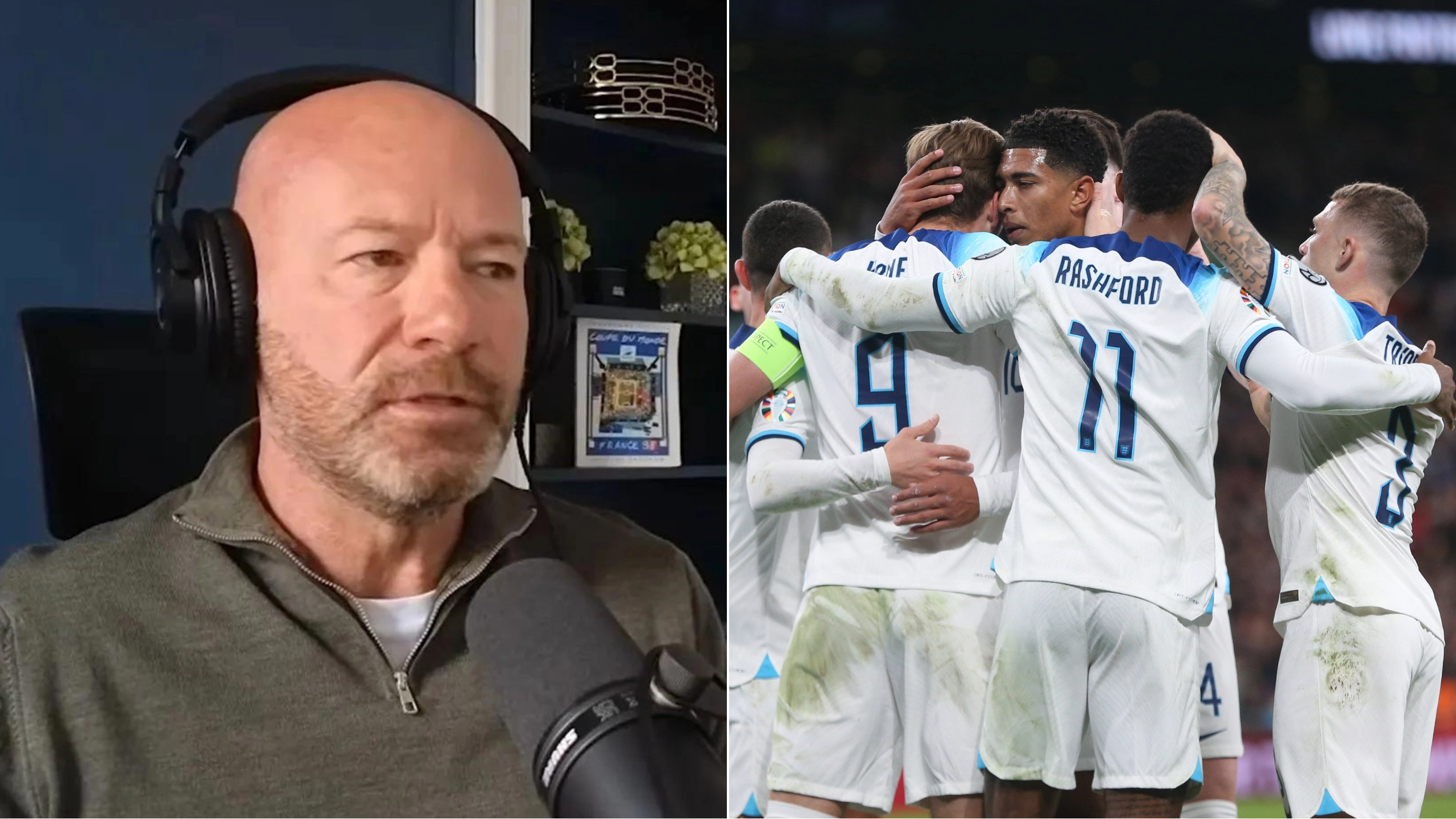 Alan Shearer names six players in ideal England Euro 2024 line-up with Harry Kane changing position