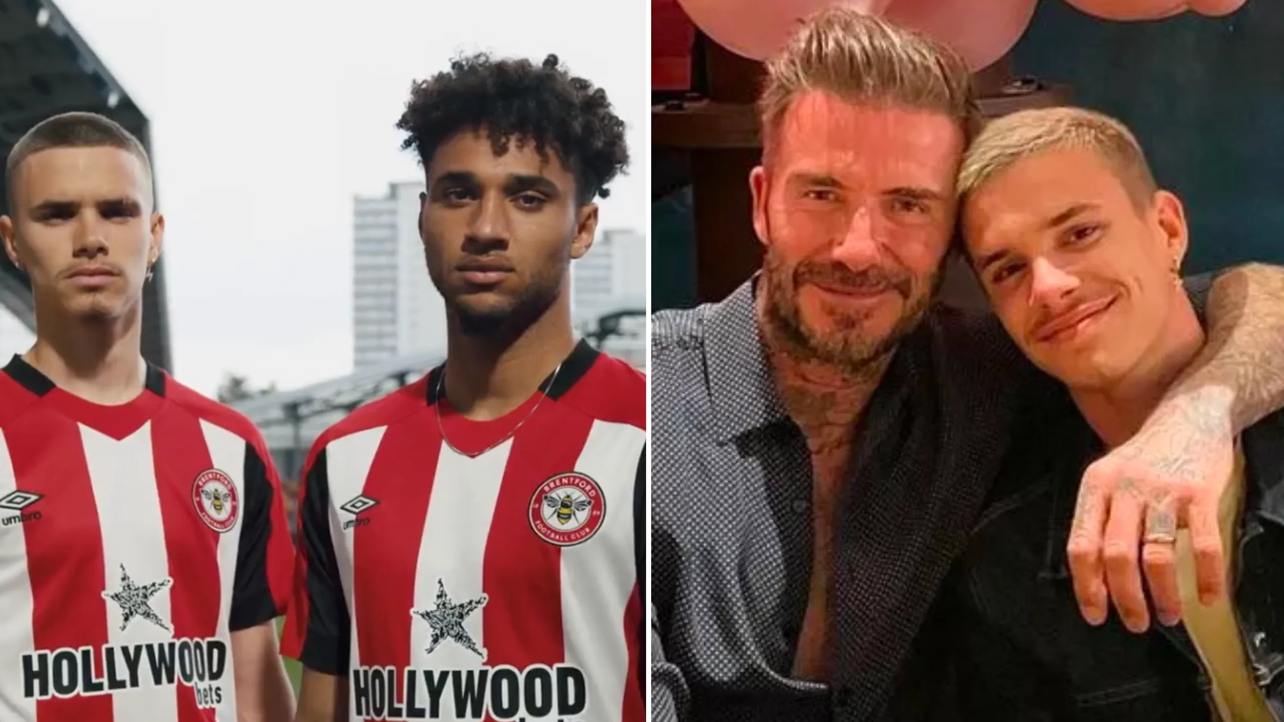Romeo Beckham drops 'hint' he could play in the Premier League for Brentford next season