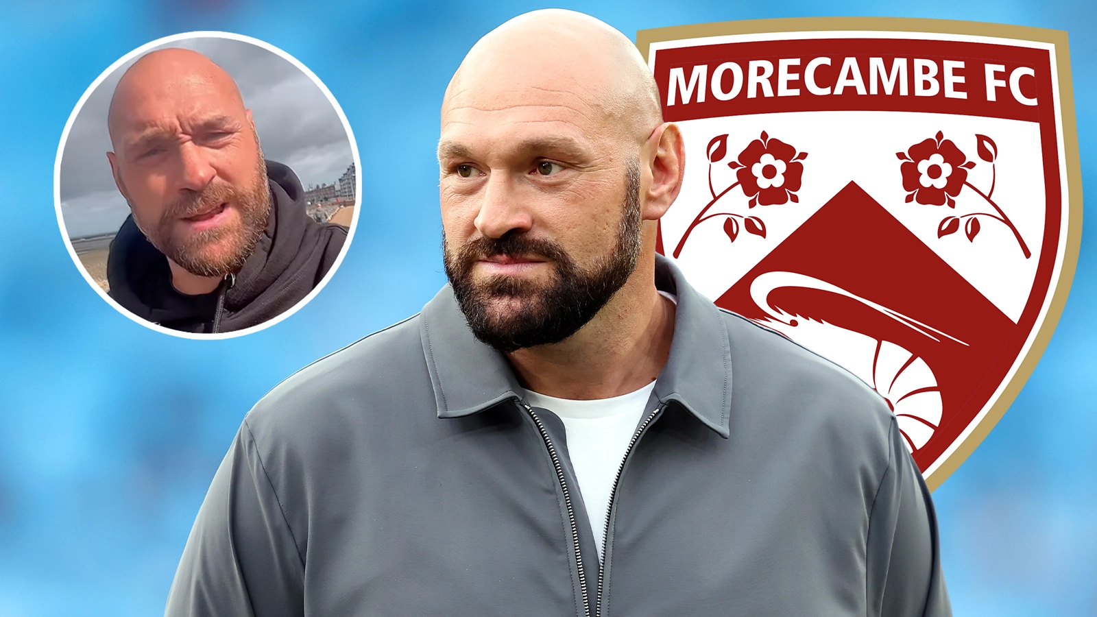 Tyson Fury finally breaks silence as Morecambe FC face 'extinction' and his response speaks volumes 